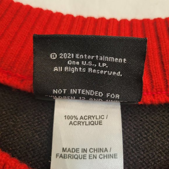 Death Row Records Ugly Christmas Sweater Black Red Green Santa 2021 Suge 2Pac - Picture 6 of 6